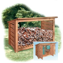 Firewood Wood Shed Plans