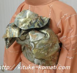 文庫結び横から