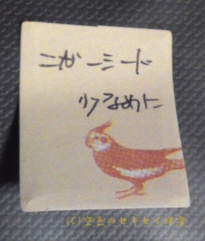 先生が下さったメモ