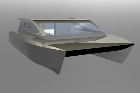 Power Catamaran Boat Plans