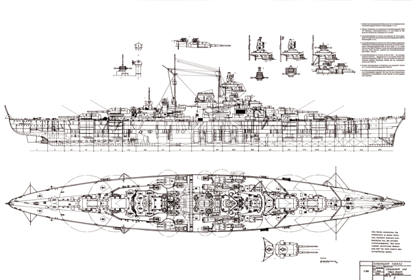 Bismarck Battleship Plans