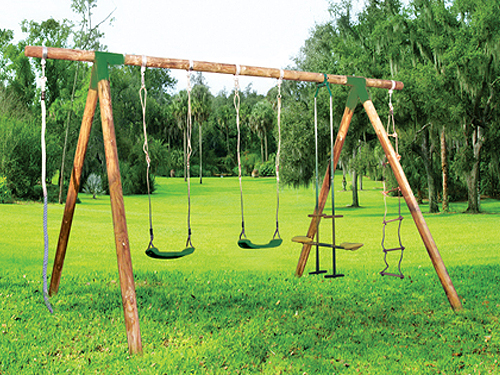 A Frame Wooden Swing Set Plans