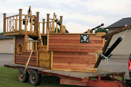 Pirate Ship Playhouse Plans