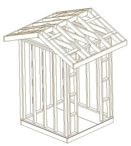 Wooden Shed Plans How to Build DIY by 8x10x12x14x16x18x20x22x24 