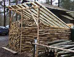 Building a Firewood Storage Shed