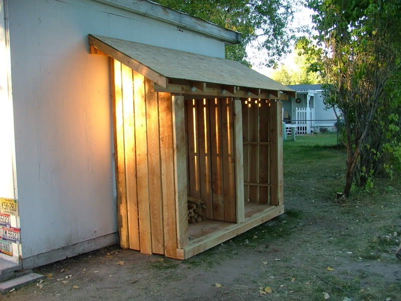 Firewood Storage Lean To How to Build DIY by ...