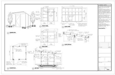 Florida Shed Plans Blueprints How to Build DIY by 