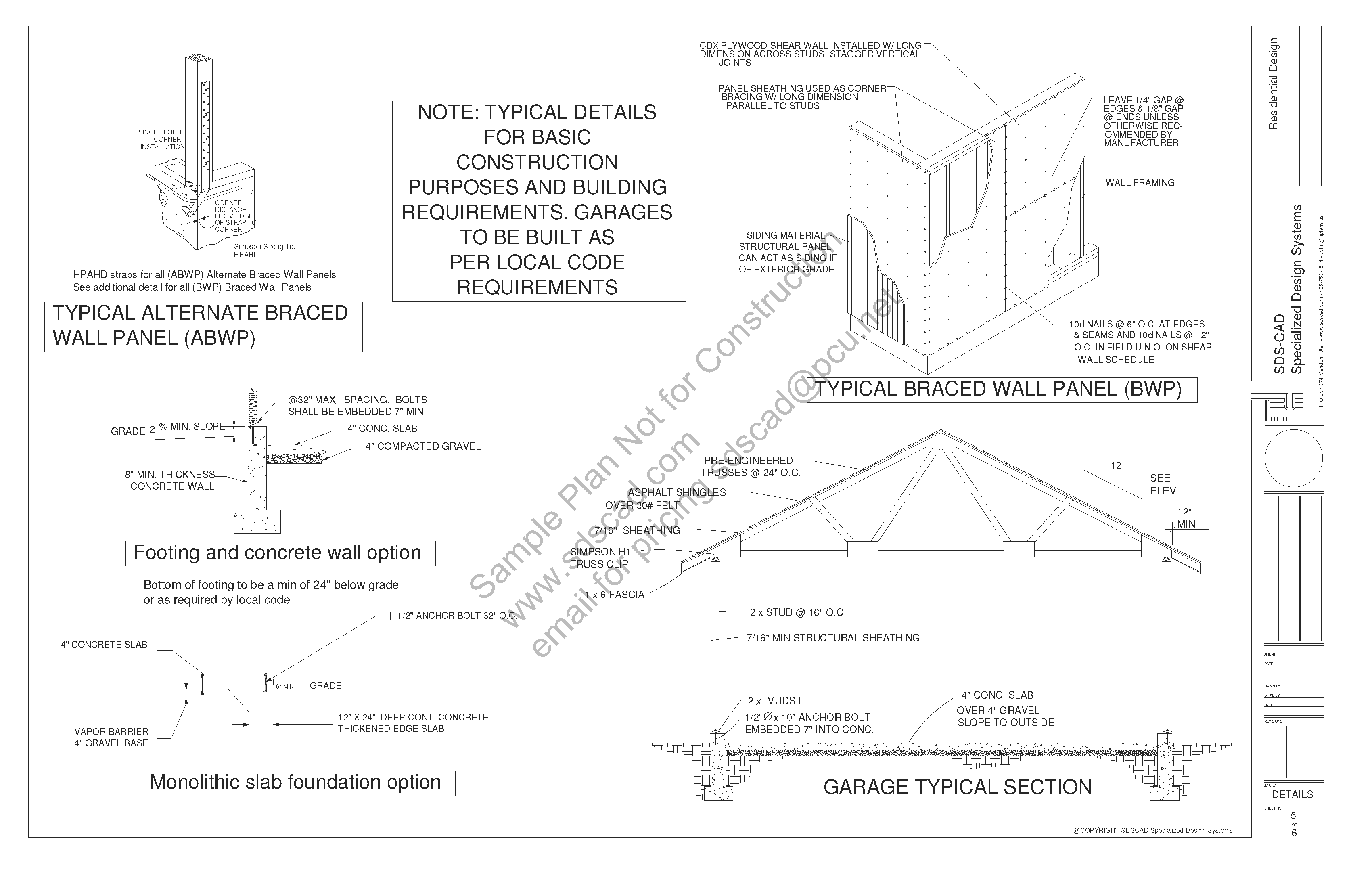 Barn Plans Blueprint