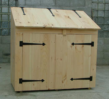 Garbage Can Storage Shed Plans How to Build DIY by 