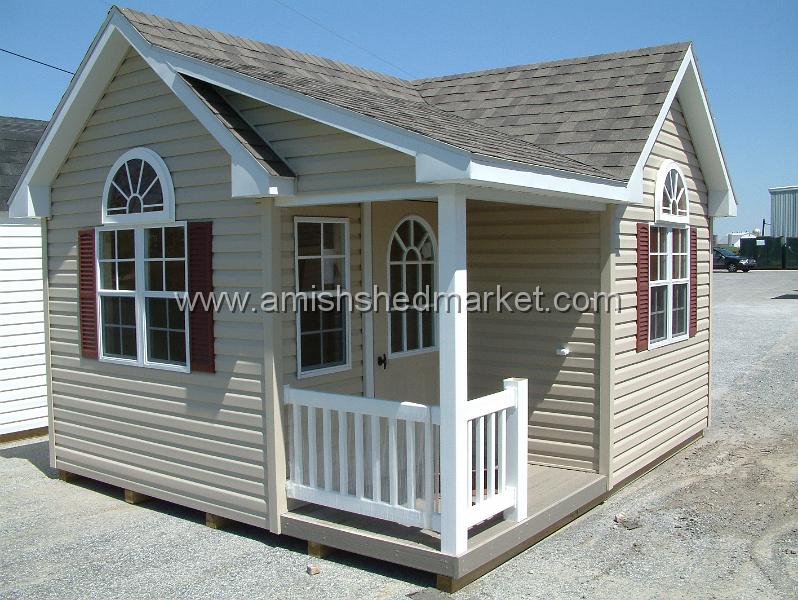 Storage Shed with Porch