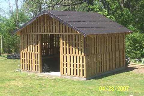 Shed Made From Pallets