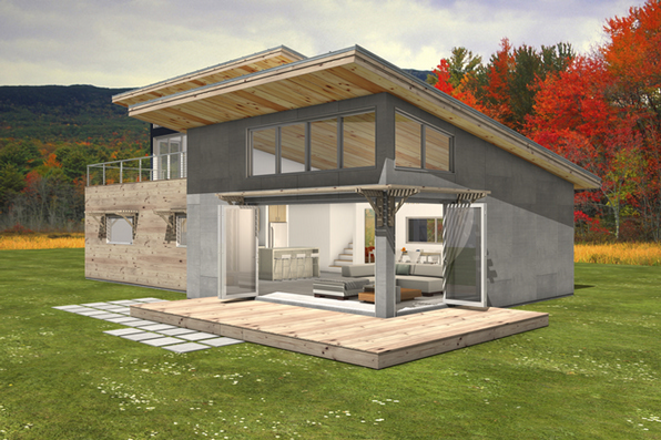 Small shed roof house plans | TSP