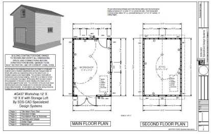 Shed with Loft Plans