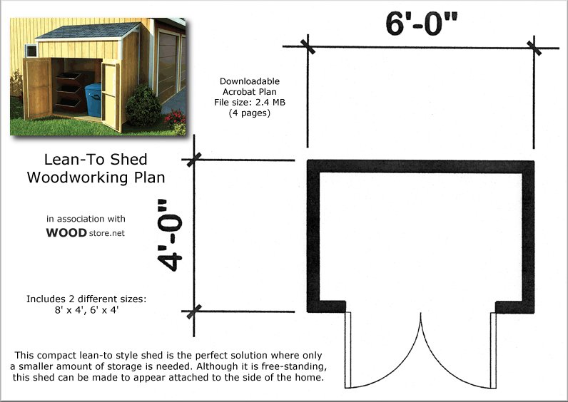 Lean to Shed Plans