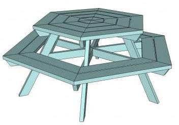 Octagon Picnic Table Plans