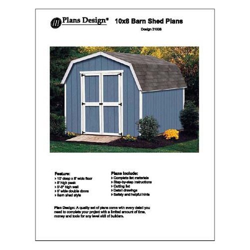 Material For 10 X 20 Gambrel Storage Shed How to Build DIY Blueprints 