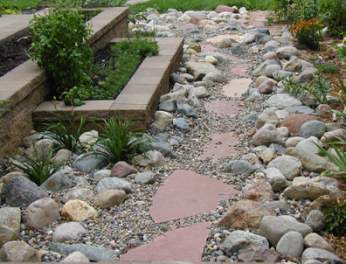 River Rock Garden Ideas | Native Garden Design