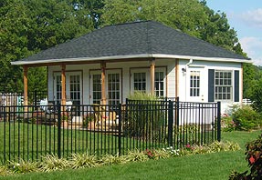 Pool House Shed Design