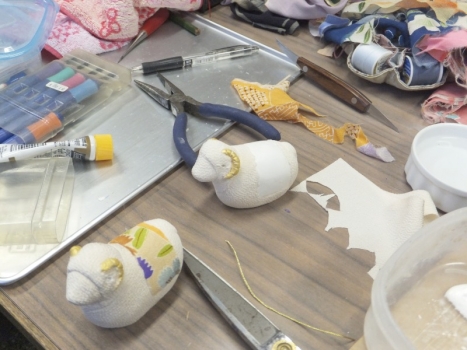 作業中