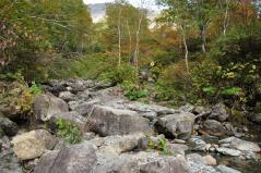 河原の登山道