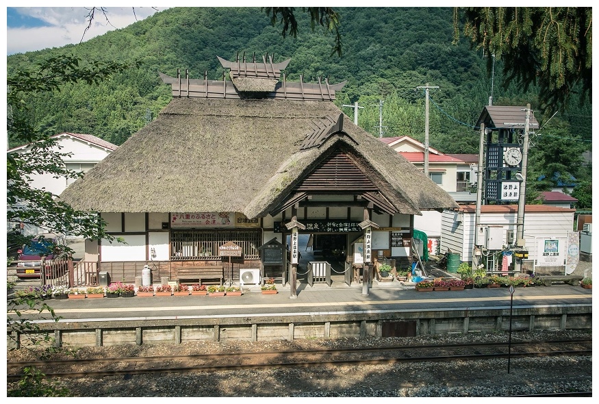 会津鉄道・湯野上温泉駅