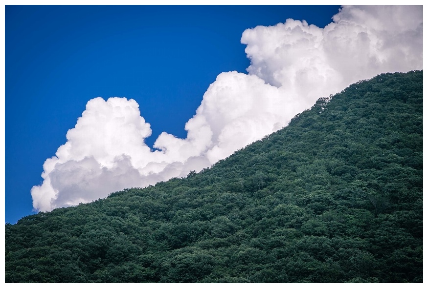 福島・南会津の夏空