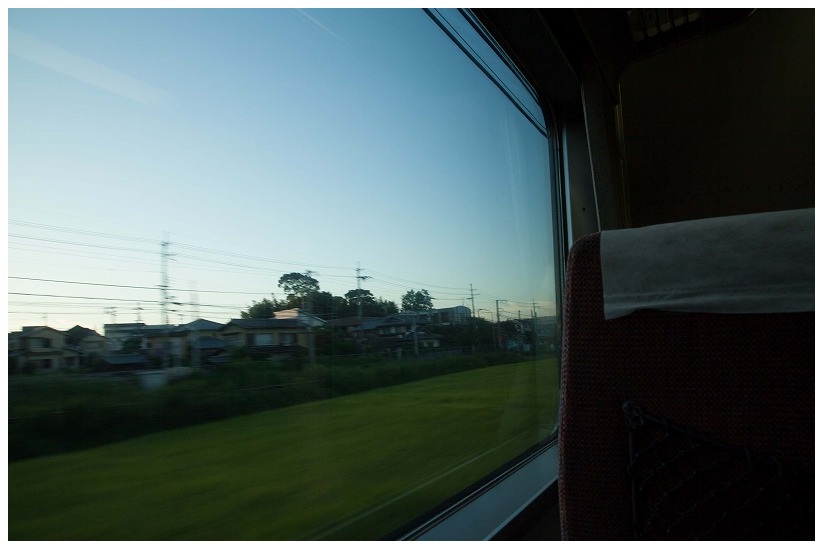 近鉄線特急車窓風景
