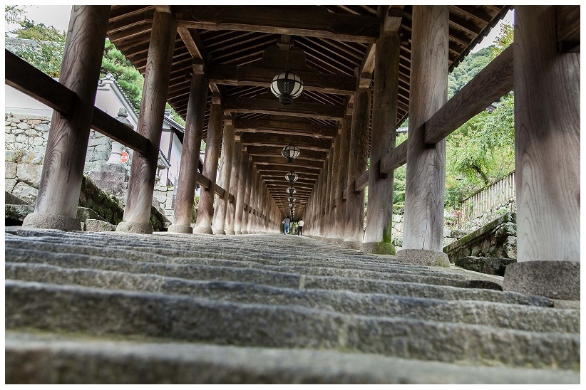 奈良の長谷寺 参道