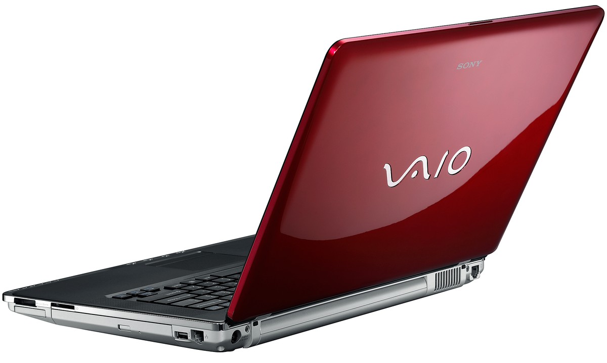 red sony vaio