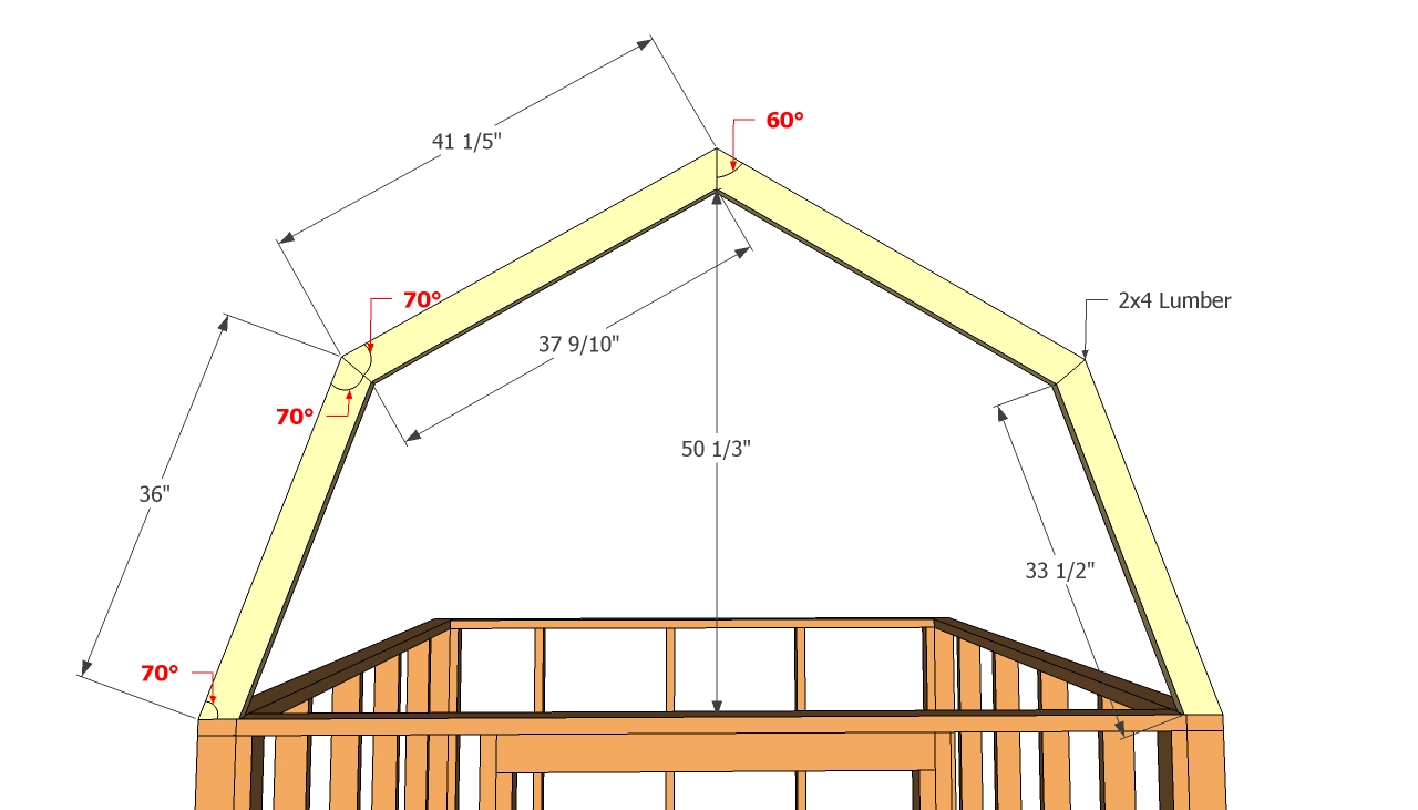 Gambrel Roof Shed Plans