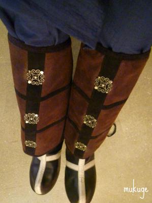 郎徒服 すねあて