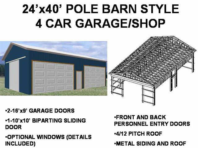 Pole Barn Plans - How to learn DIY building Shed Blueprints Shed