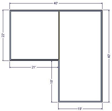 L-shaped Garage Plans