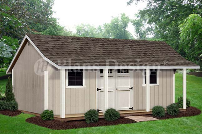 Storage Building Plans 12x20  How To Build Amazing DIY Outdoor Sheds