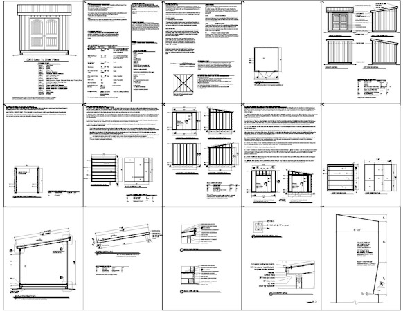 Lean to Shed Plans