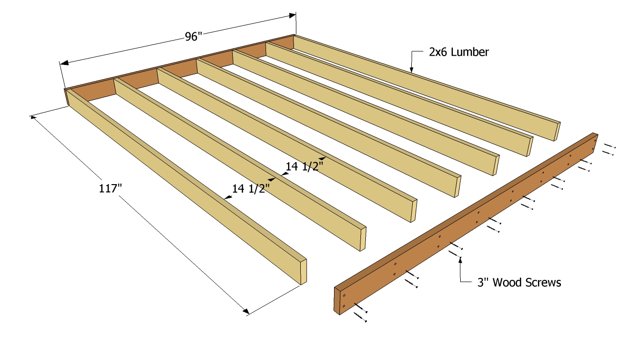 Shed Floor Plans Free - How to learn DIY building Shed Blueprints