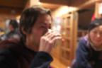燕山荘8飲めない御酒を飲むゆうきくん-121231