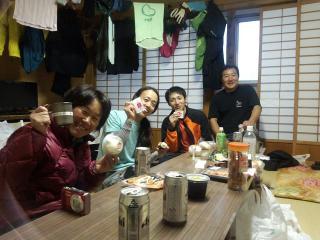 中房温泉4.5-濡れた衣類処理ししばし寛ぐ -121230