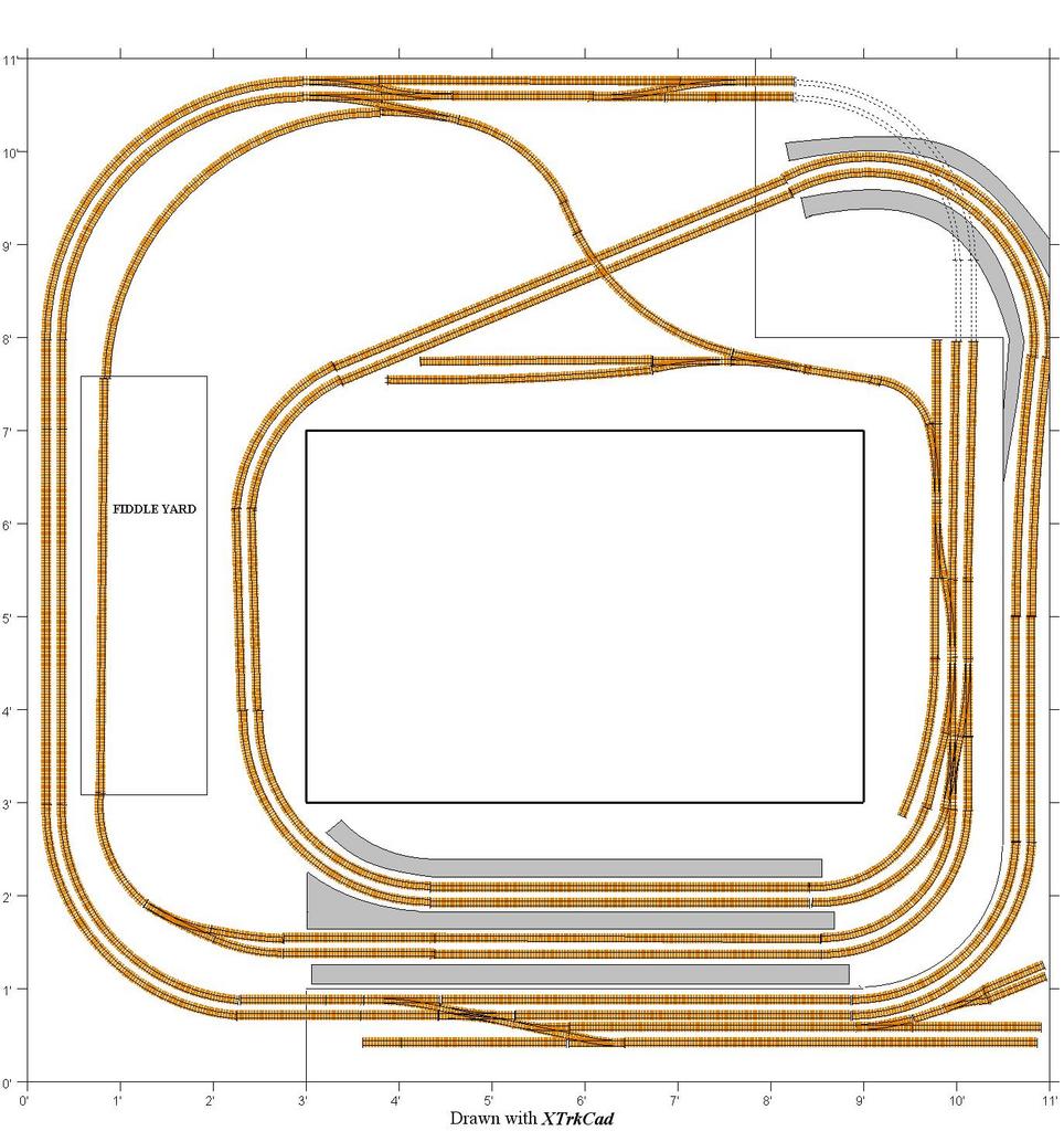 Train Toy Ho Scale Train Shelf Track Plans Design Layout Plans PDF 