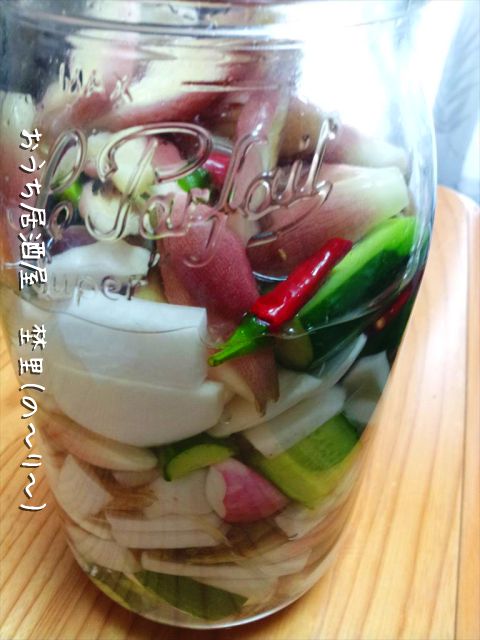 色々野菜のらっきょう酢漬け
