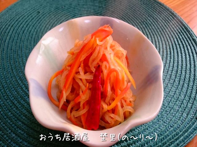 大根と人参のきんぴら