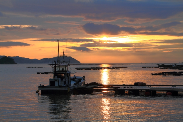 宇和島夕景