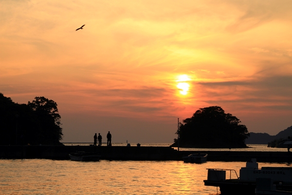 小浜夕景