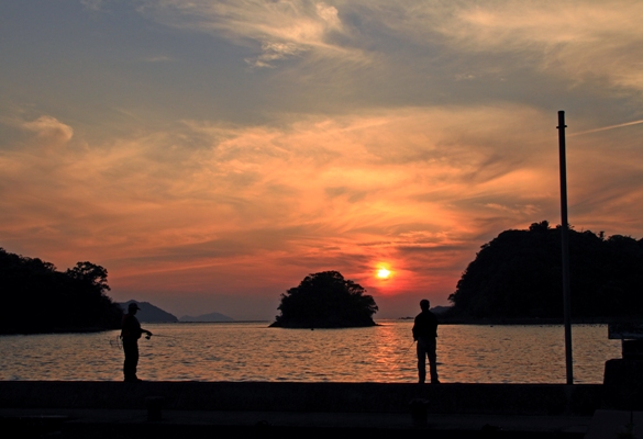 小浜夕景