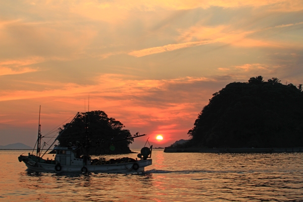 小浜夕景