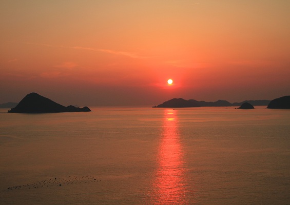 宇和島夕景