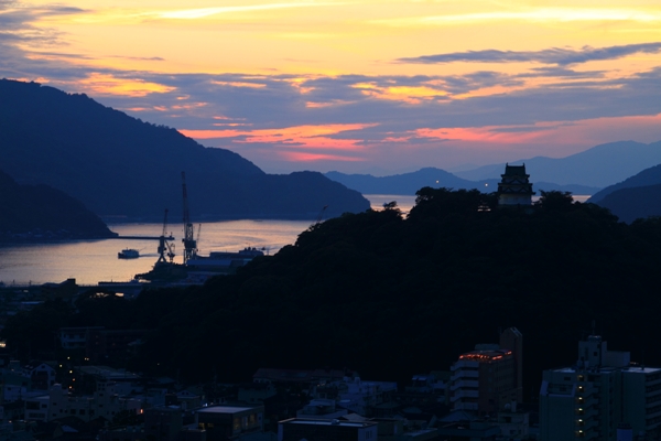 宇和島夕景