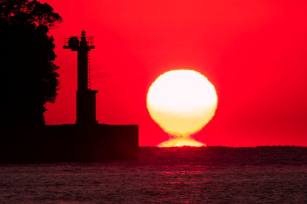 宿毛夕日