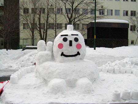 雪ダルマ