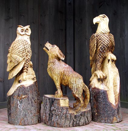 Chainsaw Wood Carving Sculptures